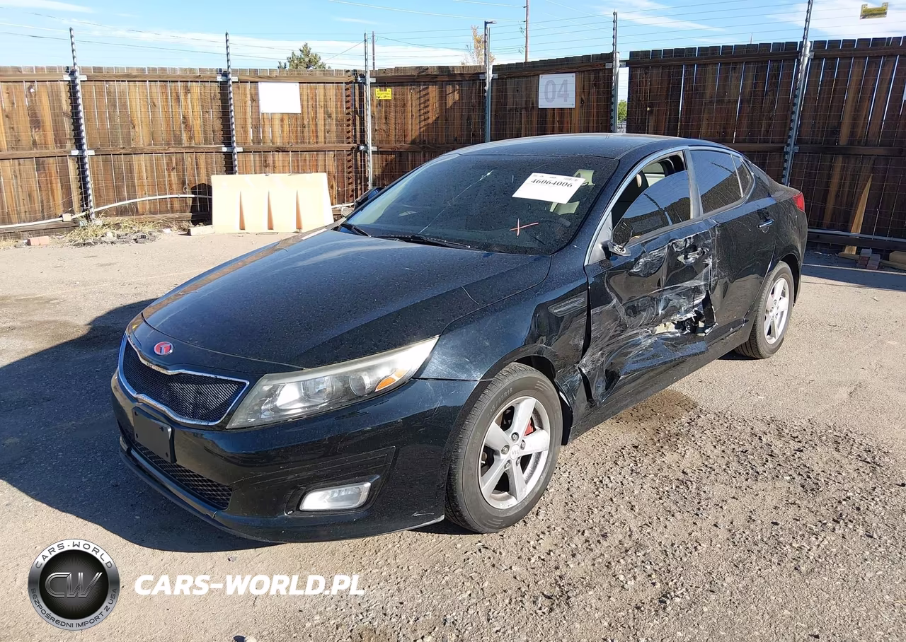 2014 Kia Optima Lx VIN:5XXGM4A72EG293444 - 2