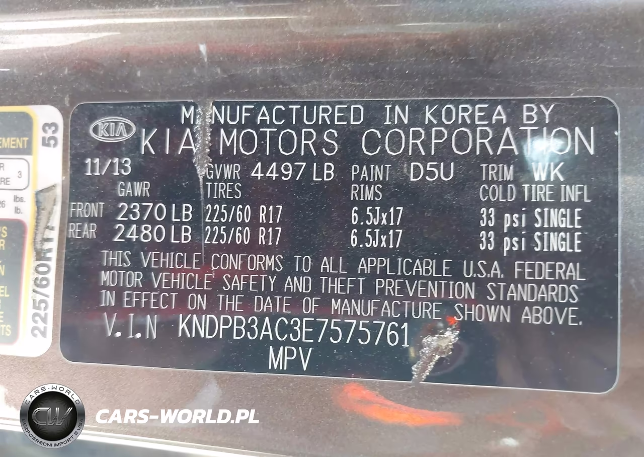 2014 Kia Sportage Lx VIN:KNDPB3AC3E7575761 - 9