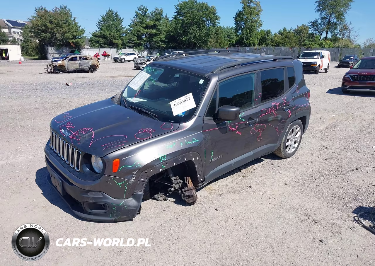 2017 Jeep Renegade Latitude Fwd VIN:ZACCJABB9HPE89471 - 2