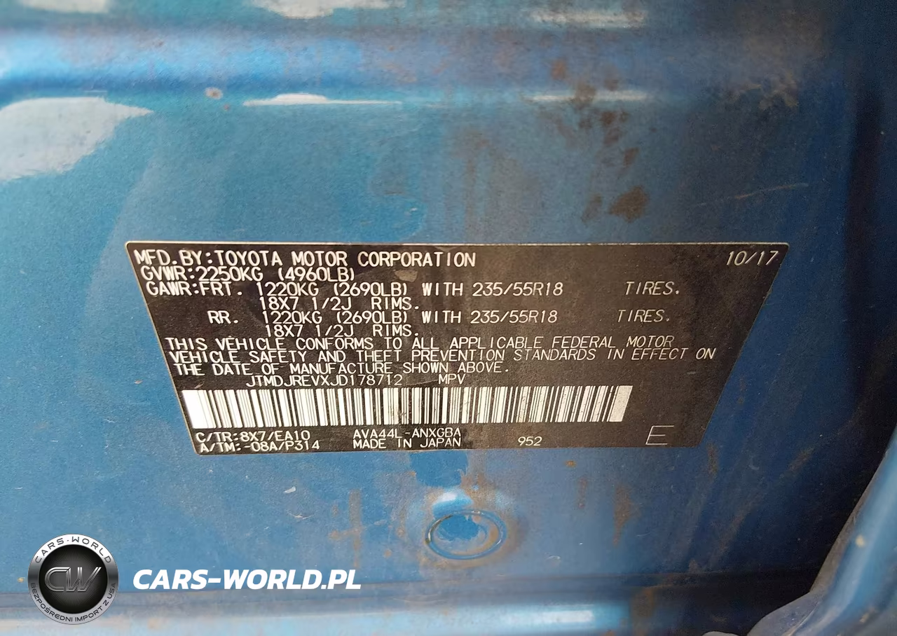 2018 Toyota Rav4 Hybrid Limited VIN:JTMDJREVXJD178712 - 9