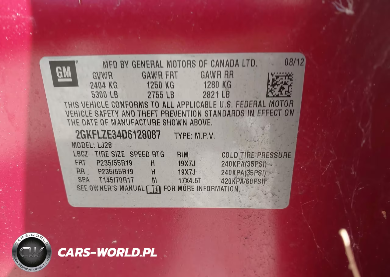2013 GMC Terrain Denali VIN:2GKFLZE34D6128087 - 9