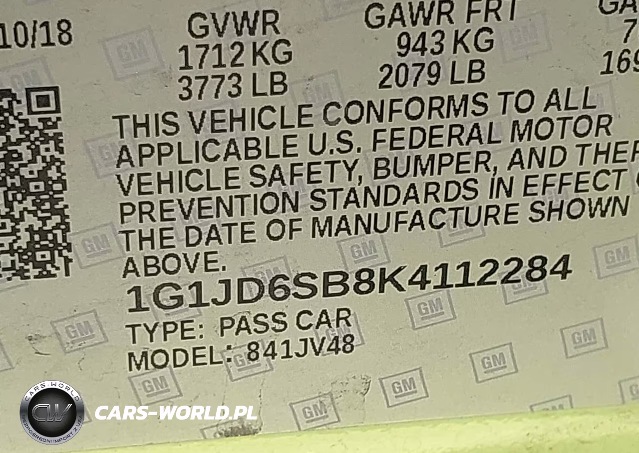2019 Chevrolet Sonic Lt Auto VIN:1G1JD6SB8K4112284 - 9