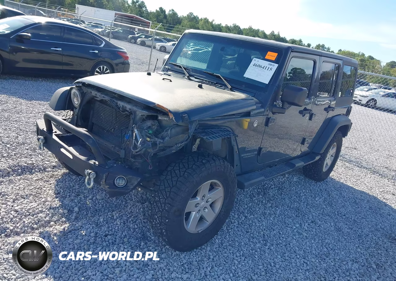 2017 Jeep Wrangler Unlimited Sport 4X4 VIN:1C4BJWDG0HL519625 - 2