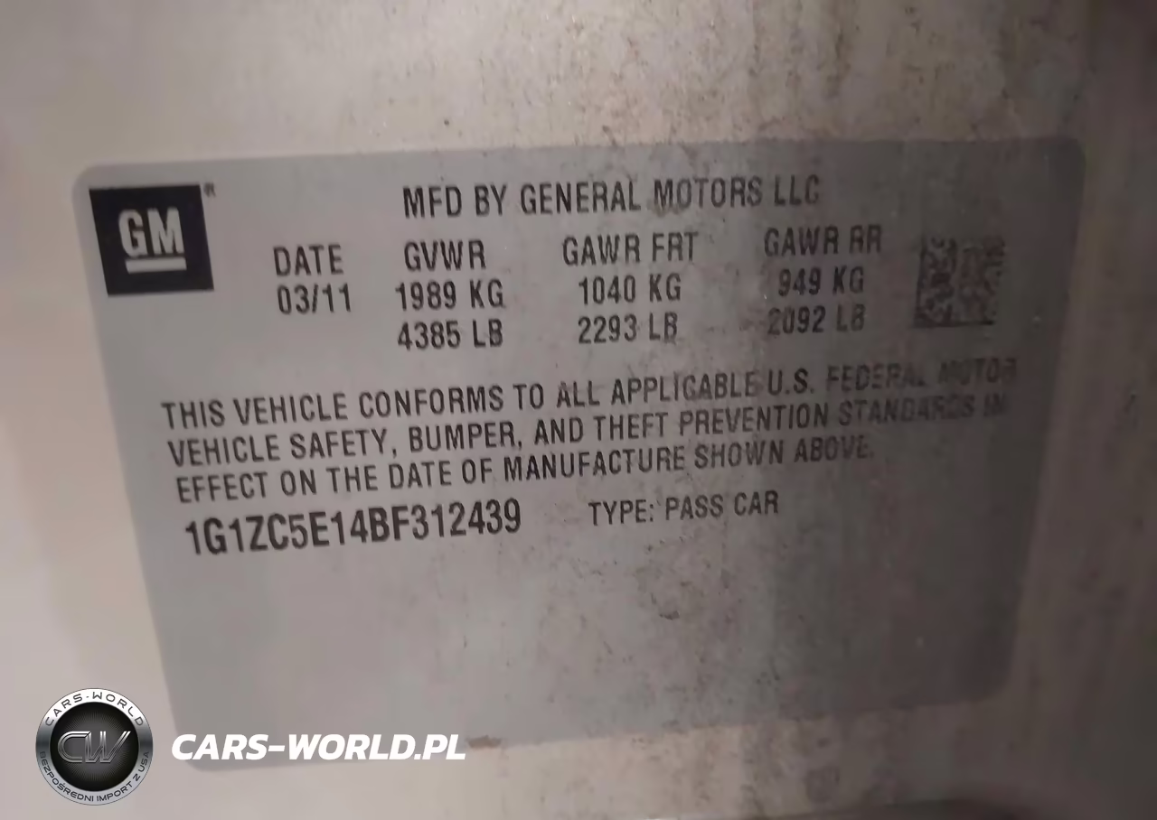 2011 Chevrolet Malibu 1Lt VIN:1G1ZC5E14BF312439 - 9