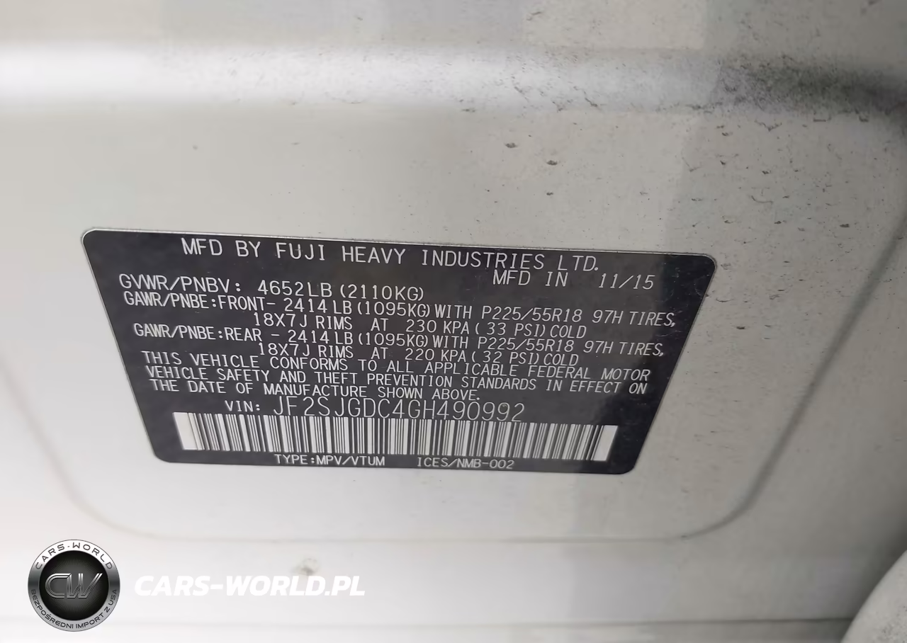 2016 Subaru Forester 2.0Xt Premium VIN:JF2SJGDC4GH490992 - 9