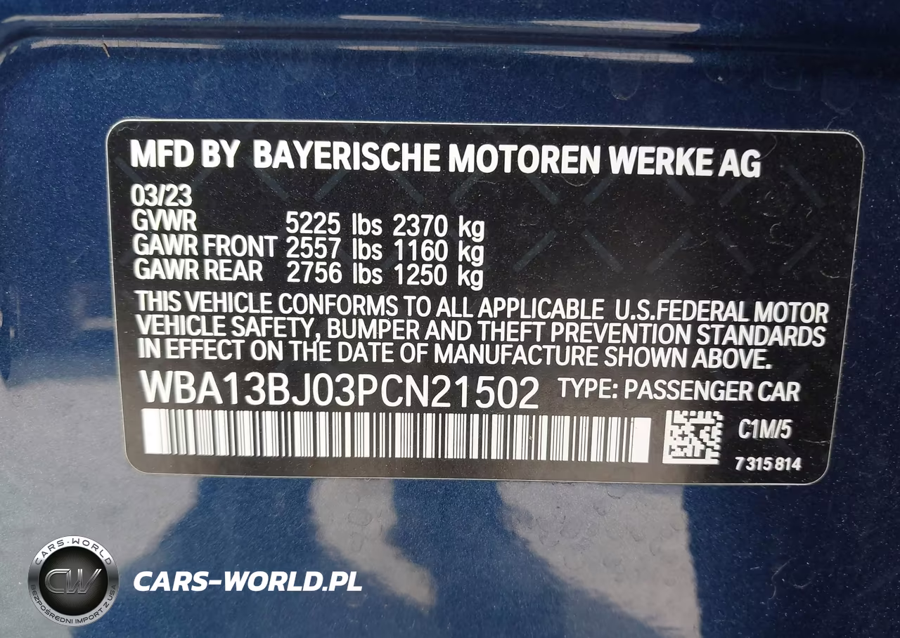 2023 BMW 530 I xDrive VIN:WBA13BJ03PCN21502 - 9