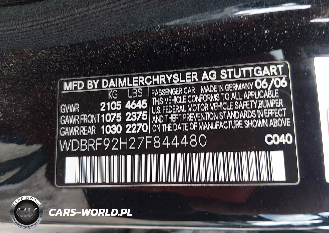 2007 Mercedes-Benz C 280 Luxury 4Matic VIN:WDBRF92H27F844480 - 9