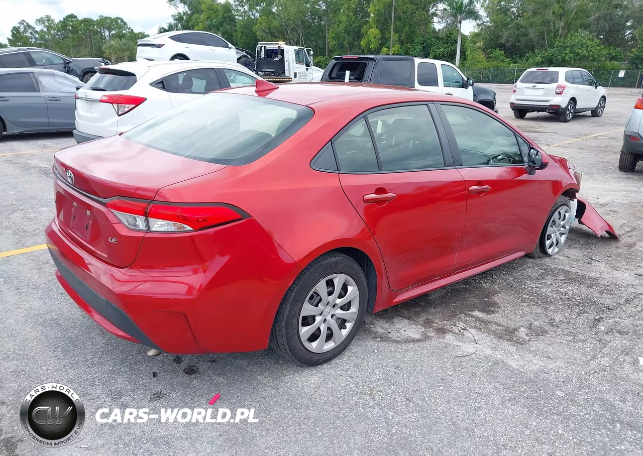 2020 Toyota Corolla Le VIN:JTDEPRAE3LJ041835 - 4