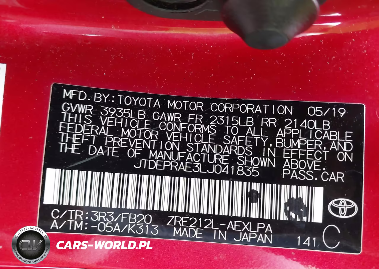 2020 Toyota Corolla Le VIN:JTDEPRAE3LJ041835 - 9