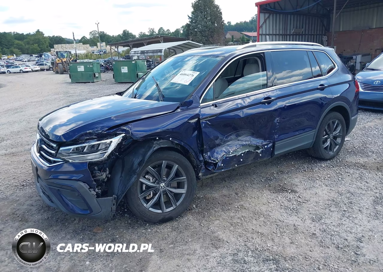 2022 Volkswagen Tiguan 2.0T Se VIN:3VV2B7AX8NM165002 - 2