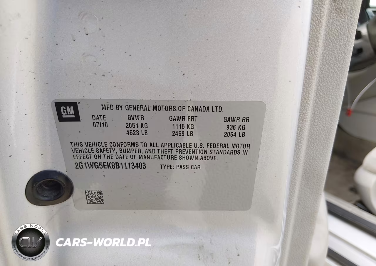 2011 Chevrolet Impala Lt VIN:2G1WG5EK8B1113403 - 9