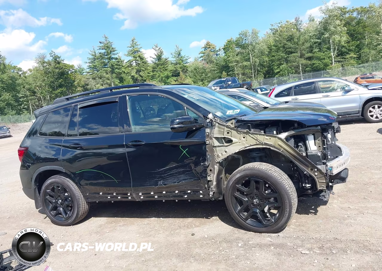 2024 Honda Passport Awd Black VIN:5FNYF8H85RB003016 - 14