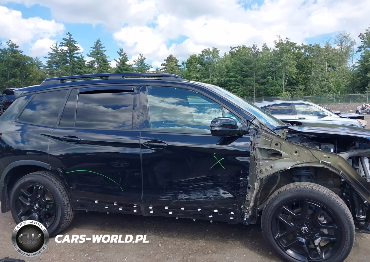 2024 Honda Passport Awd Black VIN:5FNYF8H85RB003016 - 18