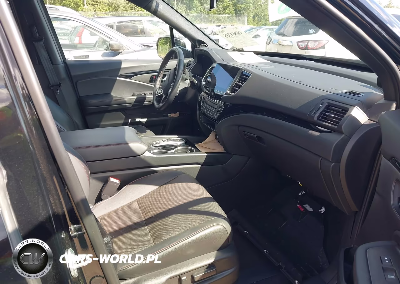 2024 Honda Passport Awd Black VIN:5FNYF8H85RB003016 - 5