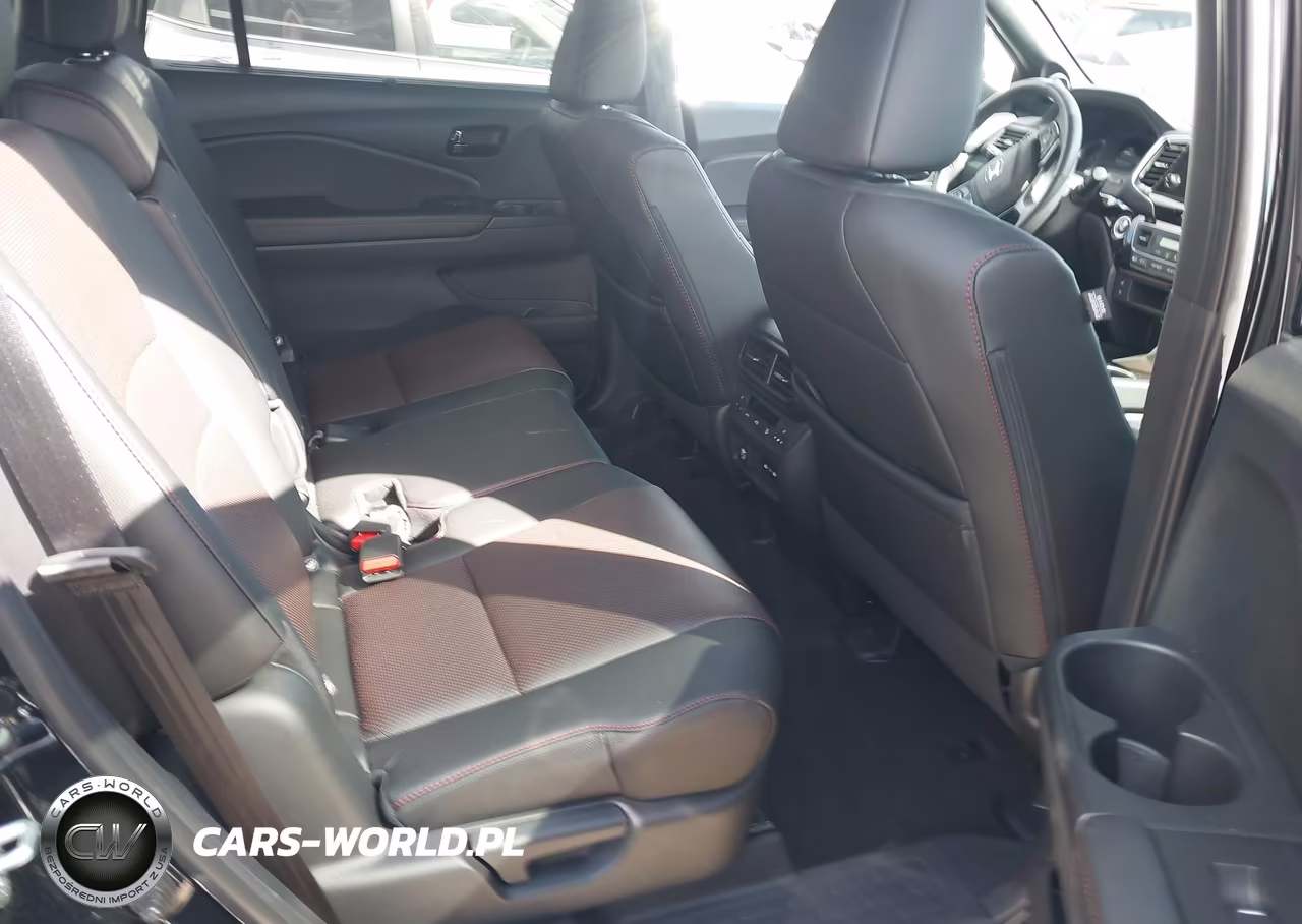 2024 Honda Passport Awd Black VIN:5FNYF8H85RB003016 - 8