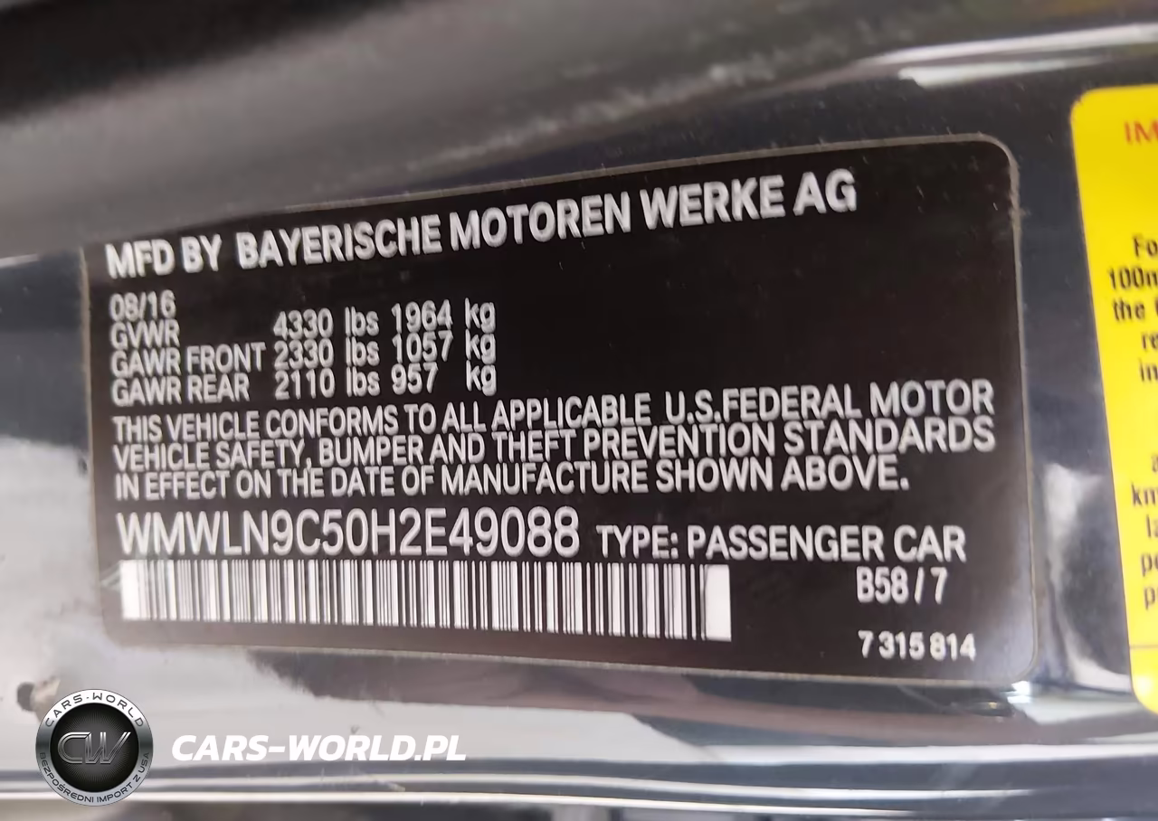 2017 Mini Clubman Cooper S VIN:WMWLN9C50H2E49088 - 9