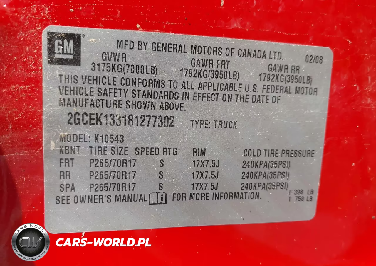 2008 Chevrolet Silverado 1500 Lt1 VIN:2GCEK133181277302 - 9