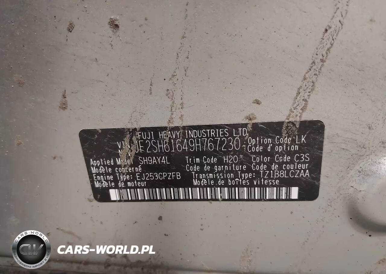 2009 Subaru Forester 2.5X VIN:JF2SH61649H767230 - 9