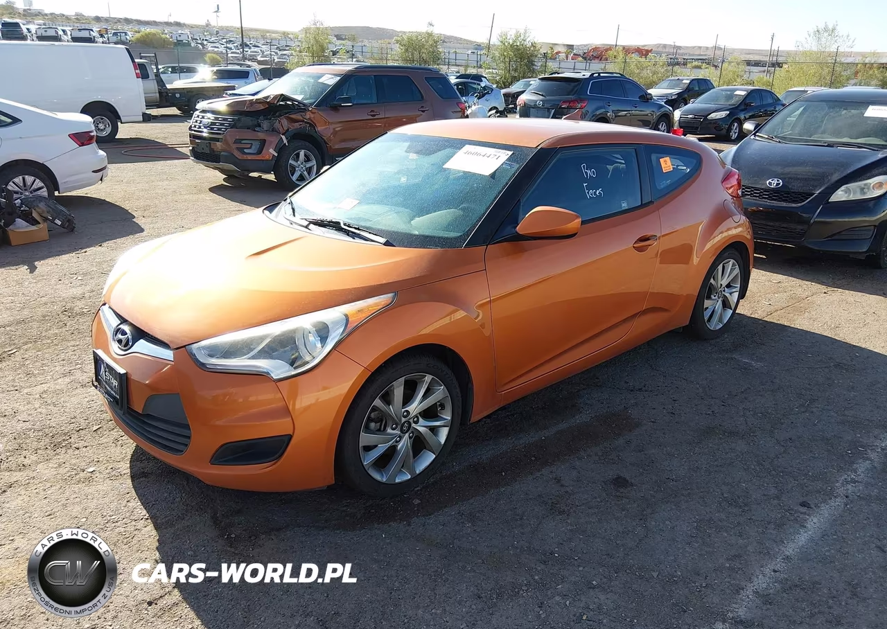 2016 Hyundai Veloster VIN:KMHTC6AD8GU278927 - 2