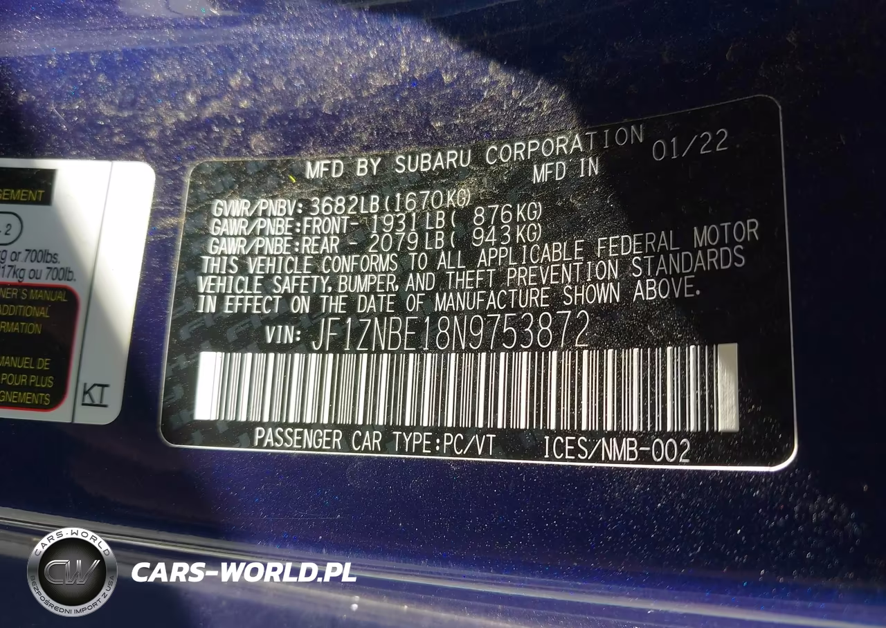 2022 Toyota Gr86 Premium VIN:JF1ZNBE18N9753872 - 9