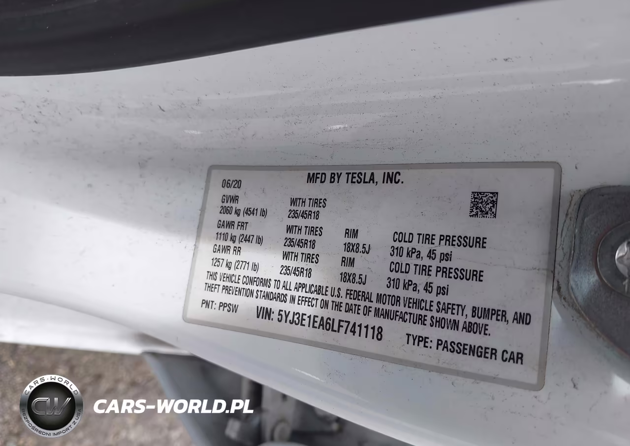 2020 Tesla Model 3 Standard Range Plus Rear-Wheel Drive-Standard Range Rear-Wheel Drive VIN:5YJ3E1EA6LF741118 - 9
