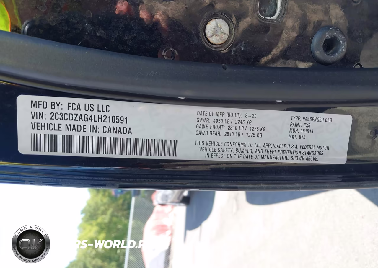 2020 Dodge Challenger Sxt VIN:2C3CDZAG4LH210591 - 9