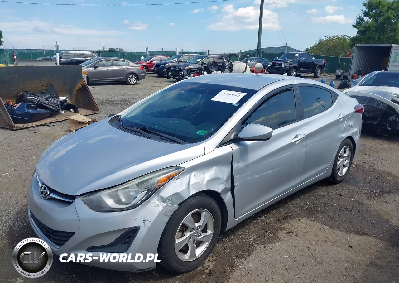 2014 Hyundai Elantra Se VIN:5NPDH4AE4EH508431 - 2
