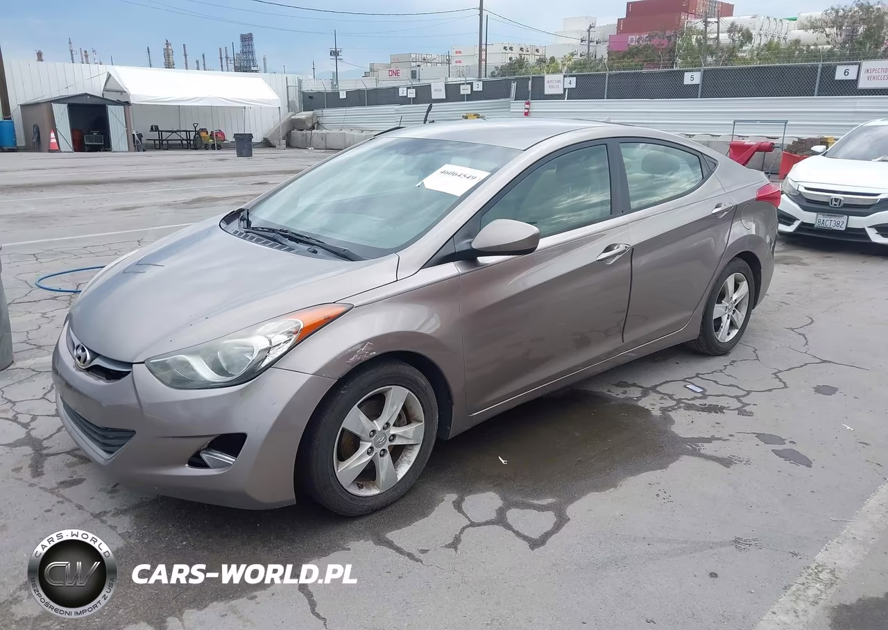 2012 Hyundai Elantra Gls VIN:5NPDH4AE6CH144865 - 2