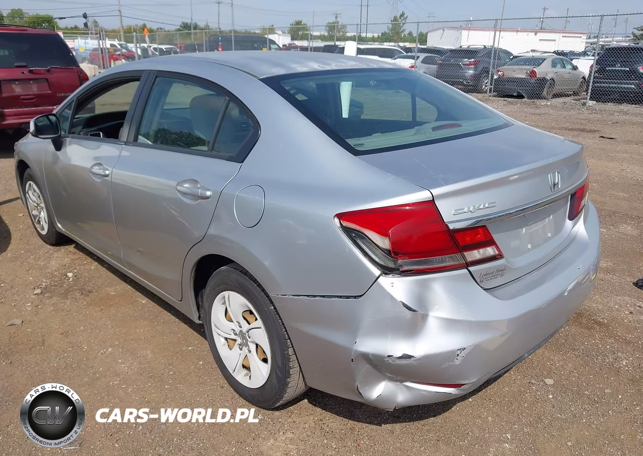 2013 Honda Civic Lx VIN:2HGFB2F59DH590298 - 3