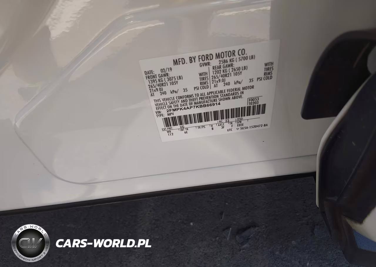 2019 Ford Edge St VIN:2FMPK4AP7KBB66914 - 9