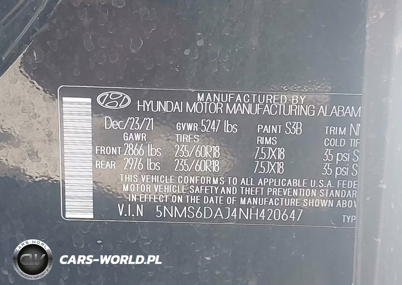 2022 Hyundai Santa Fe Sel VIN:5NMS6DAJ4NH420647 - 9