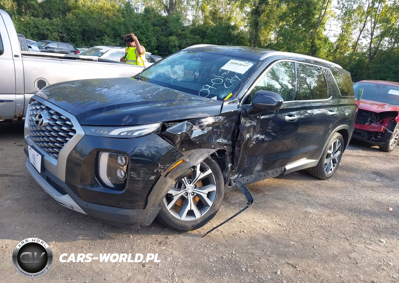 2021 Hyundai Palisade Sel VIN:KM8R4DHE6MU241316 - 2