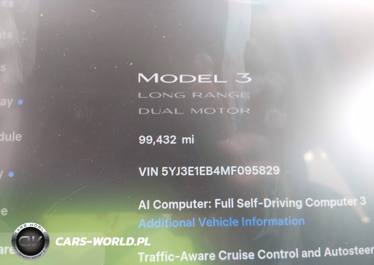 2021 Tesla Model 3 Long Range Dual Motor All-Wheel Drive VIN:5YJ3E1EB4MF095829 - 15