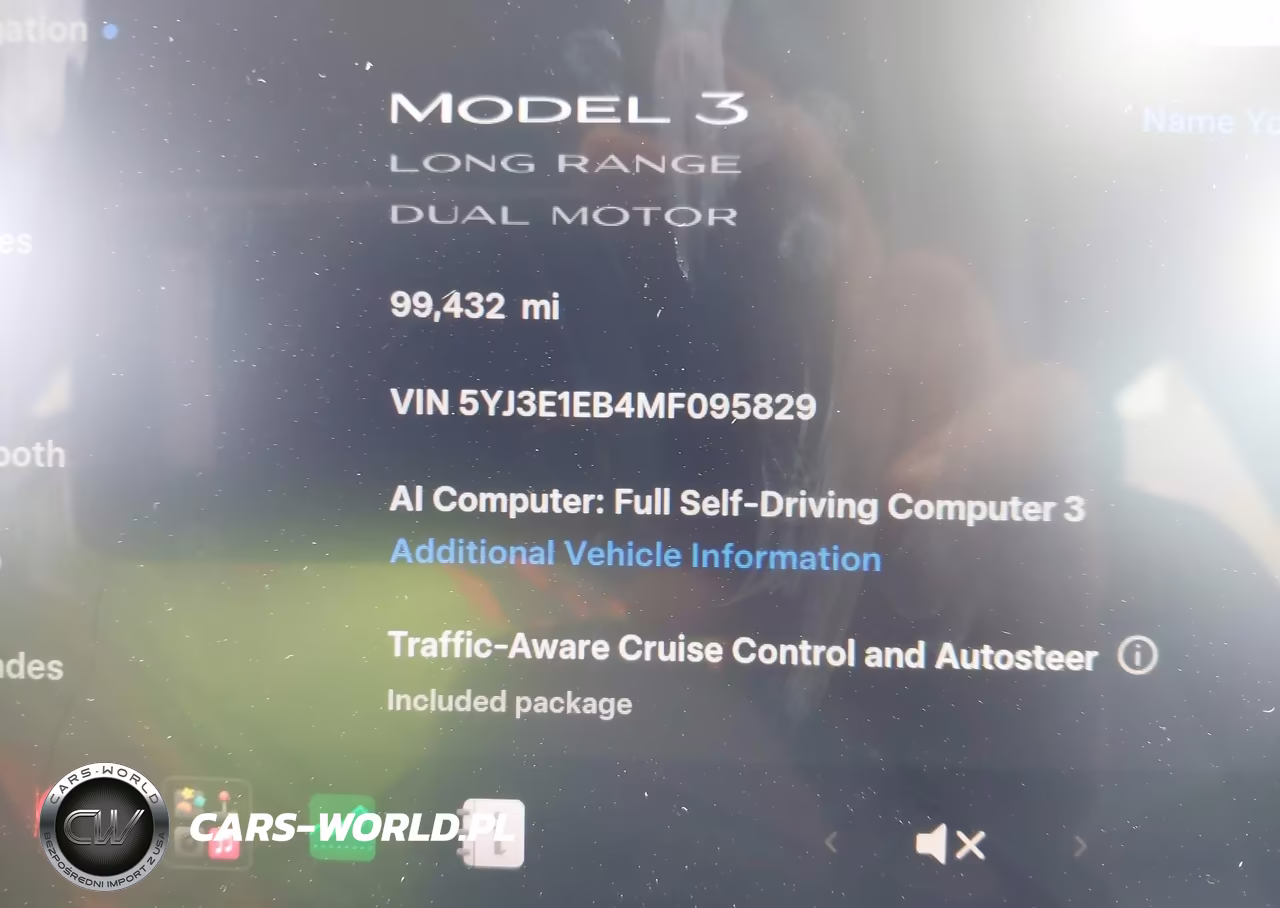 2021 Tesla Model 3 Long Range Dual Motor All-Wheel Drive VIN:5YJ3E1EB4MF095829 - 7