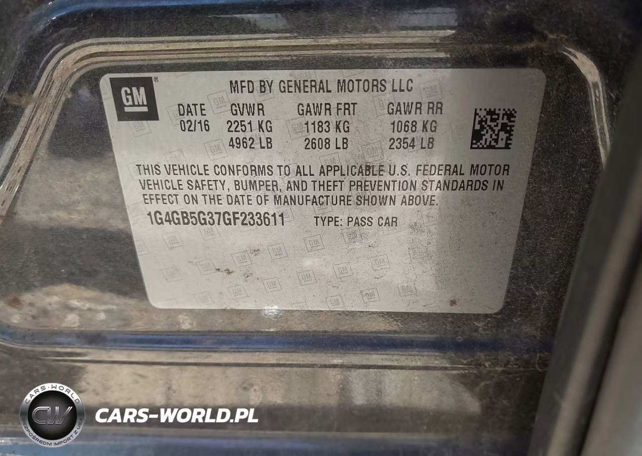2016 Buick Lacrosse Leather VIN:1G4GB5G37GF233611 - 9