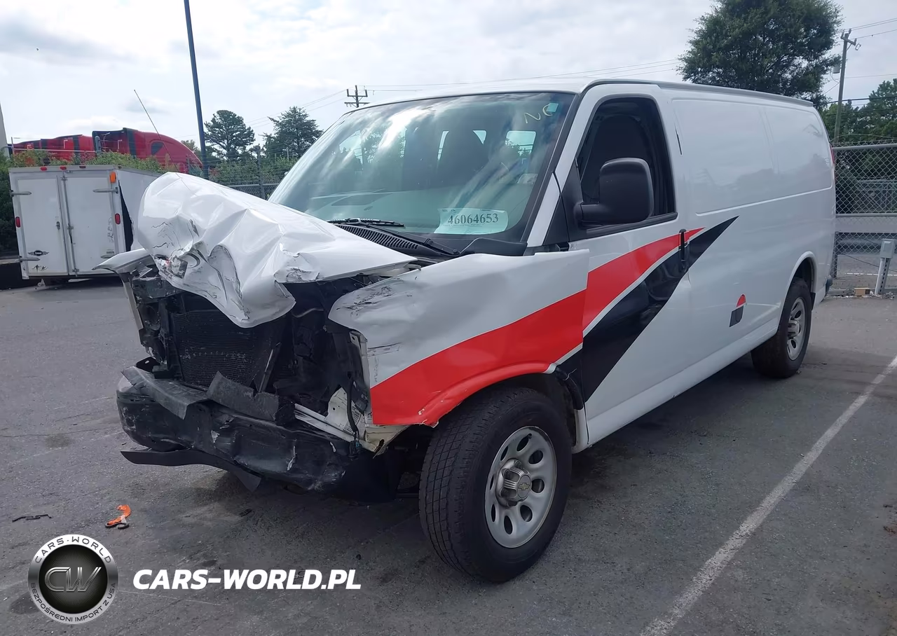 2013 Chevrolet Express 1500 Work Van VIN:1GCSGAF45D1155759 - 2