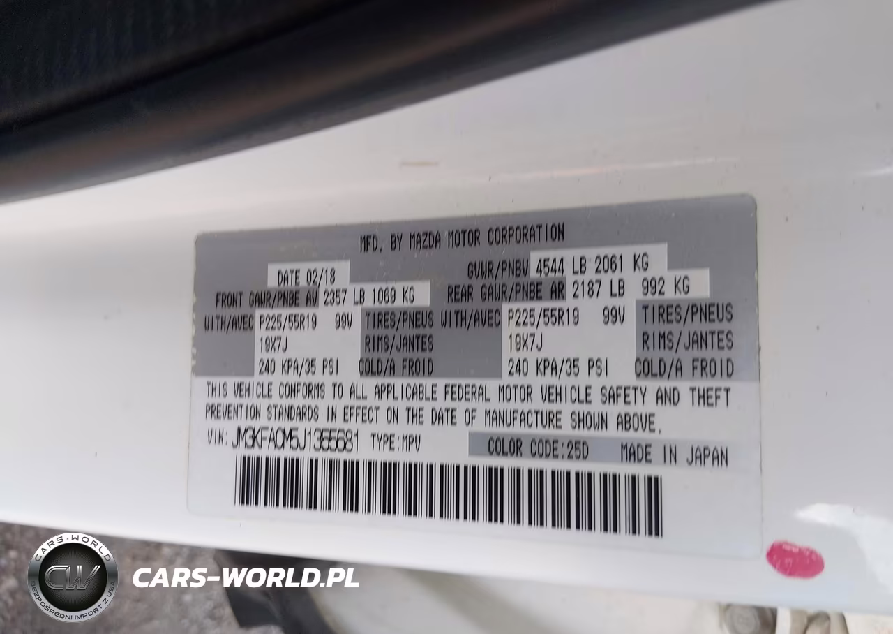 2018 Mazda Cx-5 Touring VIN:JM3KFACM5J1355681 - 9