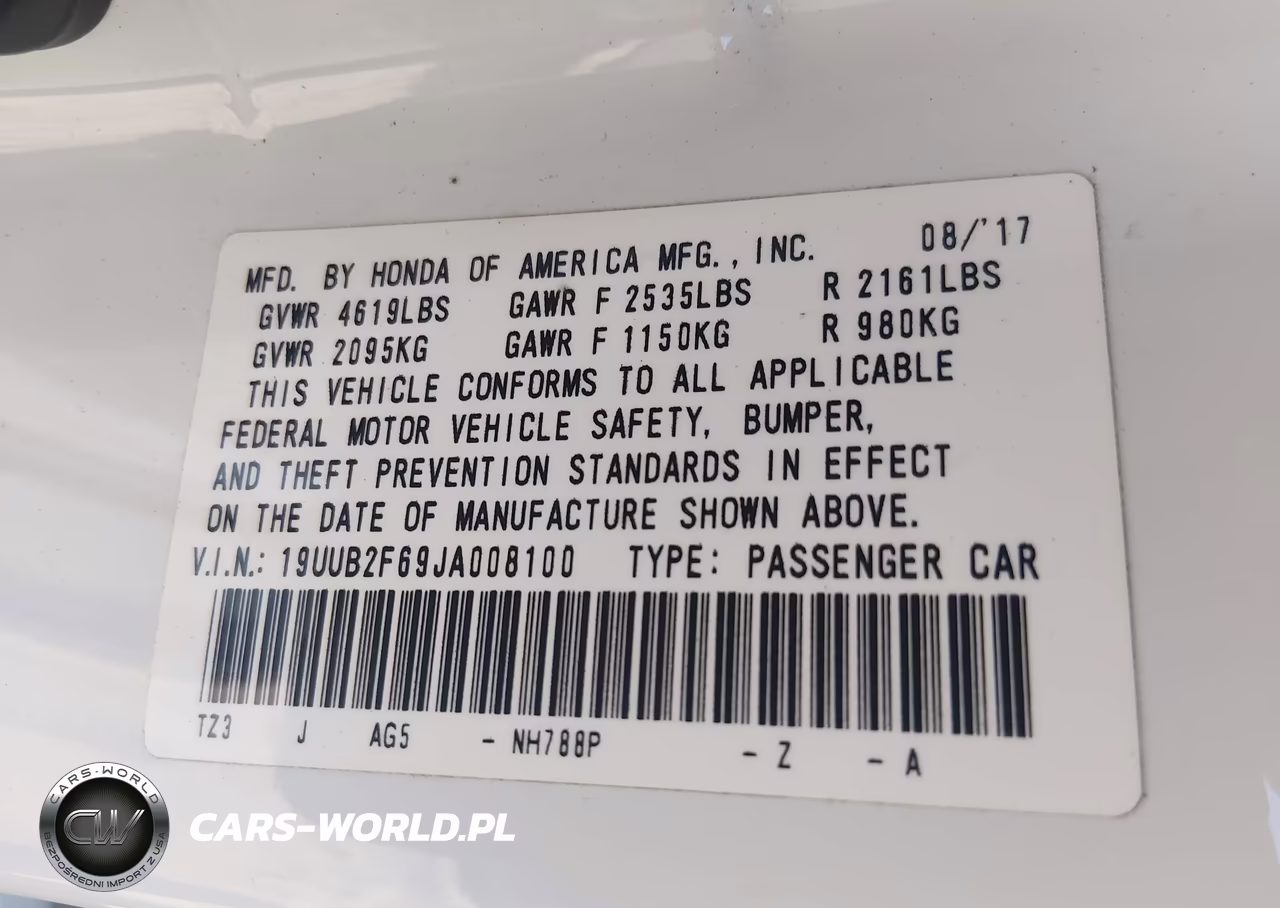 2018 Acura Tlx Tech A-Spec Pkgs VIN:19UUB2F69JA008100 - 9