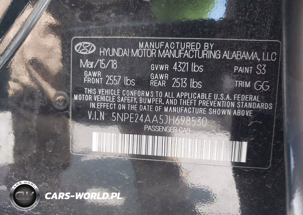 2018 Hyundai Sonata Eco VIN:5NPE24AA5JH698530 - 9
