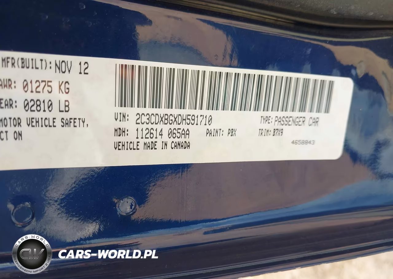 2013 Dodge Charger Se VIN:2C3CDXBGXDH591710 - 9