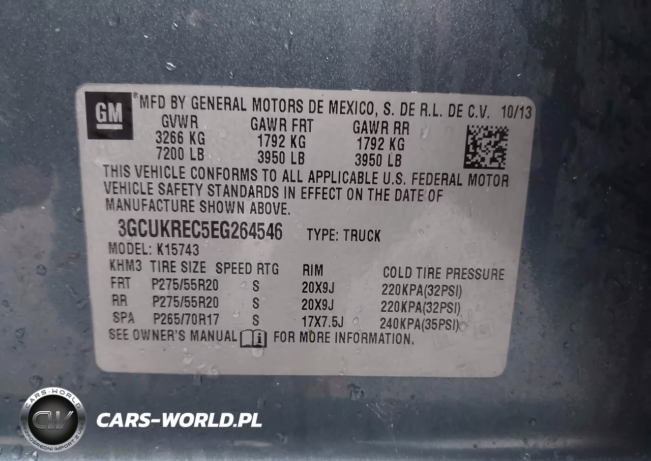 2014 Chevrolet Silverado 1500 Lt VIN:3GCUKREC5EG264546 - 9
