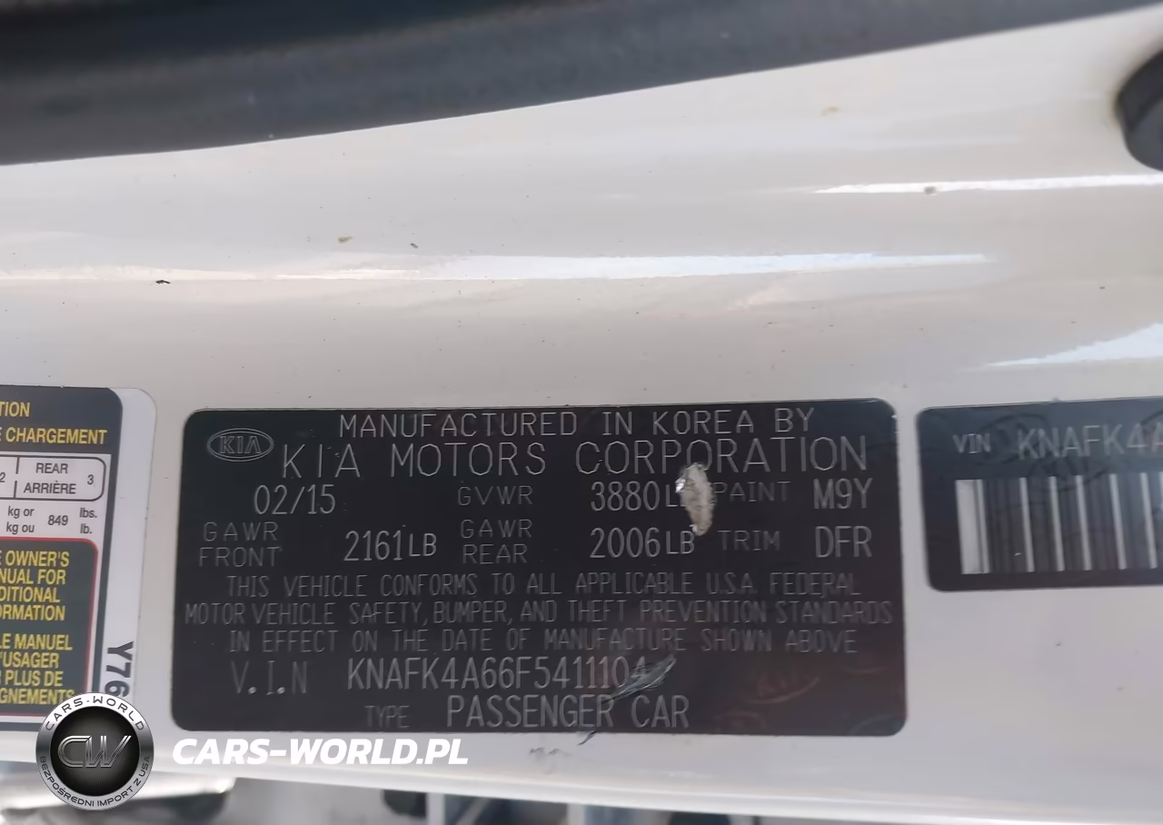 2015 Kia Forte Lx VIN:KNAFK4A66F5411104 - 9