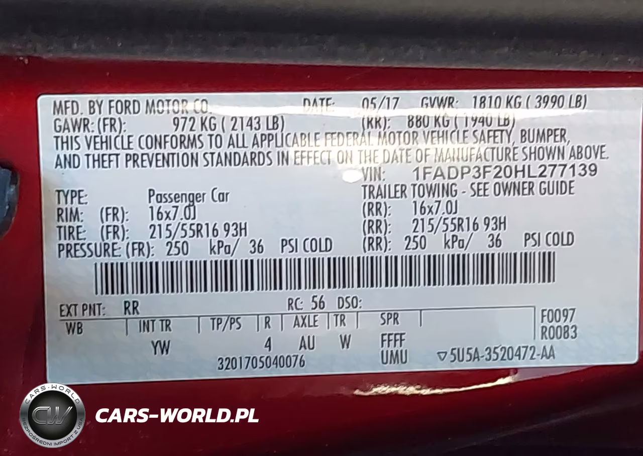2017 Ford Focus Se VIN:1FADP3F20HL277139 - 9