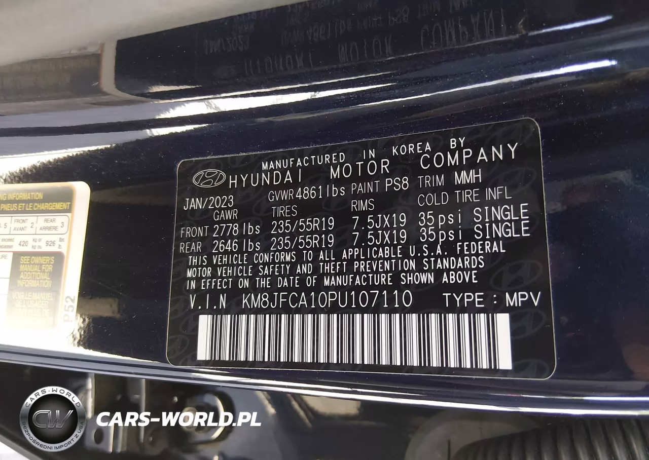 2023 Hyundai Tucson Hybrid Sel Convenience VIN:KM8JFCA10PU107110 - 9