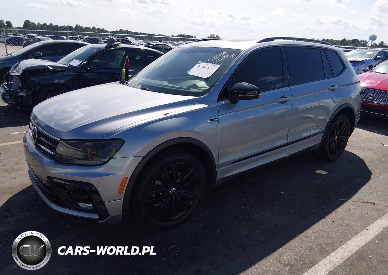 2021 Volkswagen Tiguan 2.0T Se-2.0T Se R-Line Black-2.0T Sel VIN:3VV2B7AXXMM054045 - 2