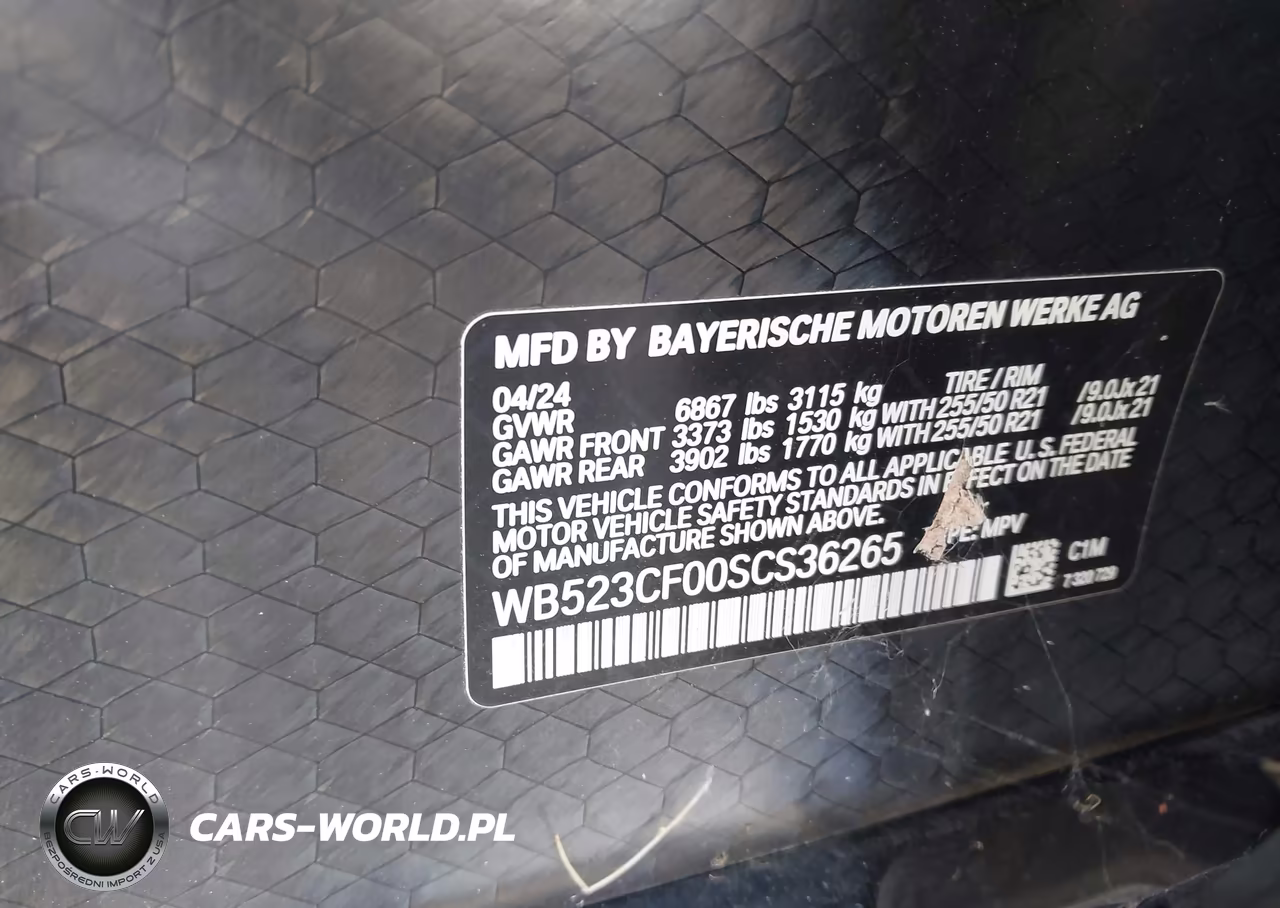 2025 BMW Ix xDrive50 VIN:WB523CF00SCS36265 - 9