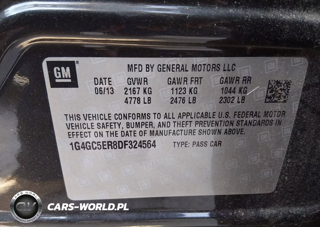 2013 Buick Lacrosse Leather Group VIN:1G4GC5ER8DF324564 - 9