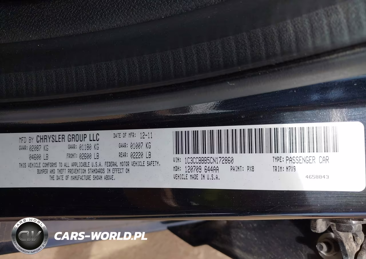 2012 Chrysler 200 Touring VIN:1C3CCBBB5CN172860 - 9