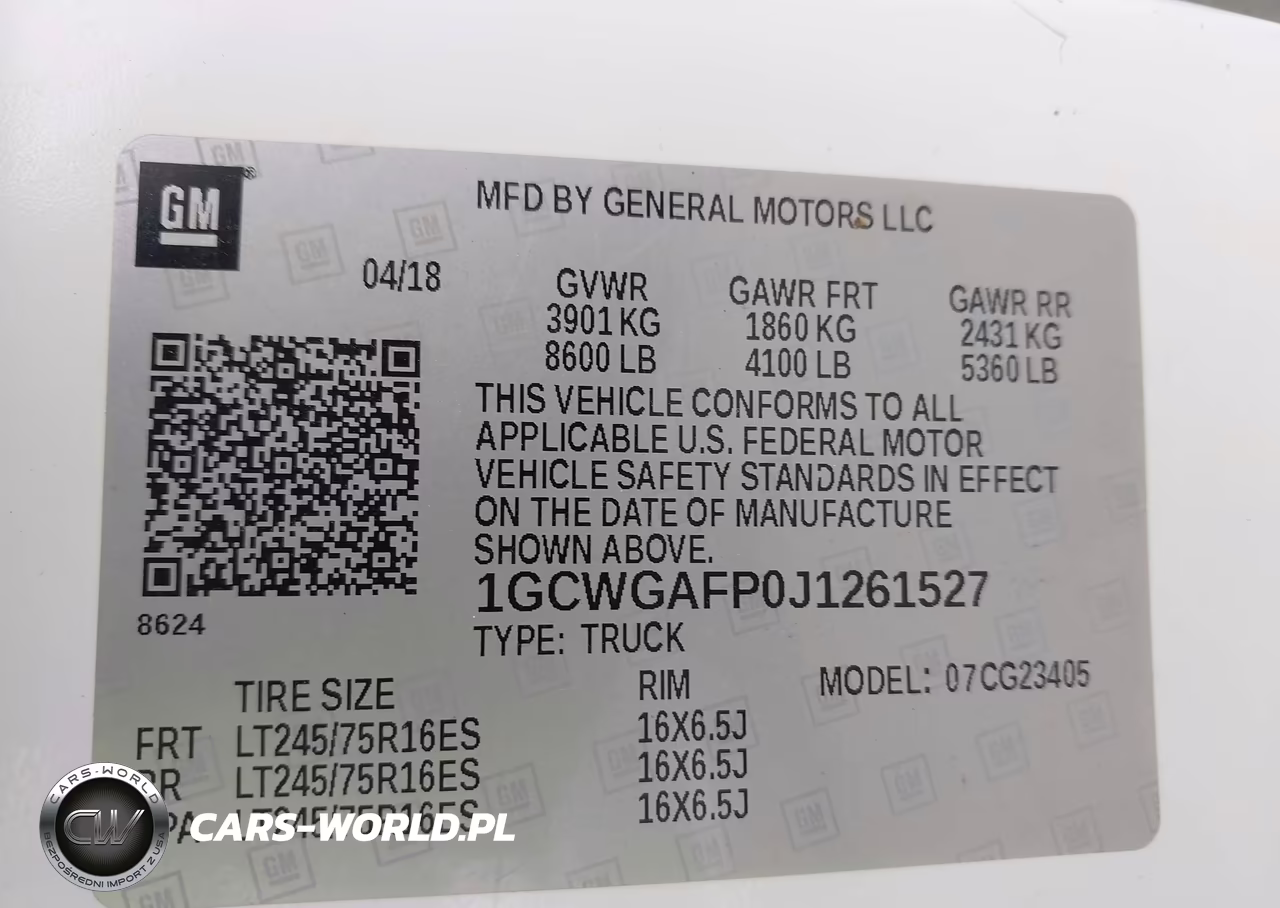 2018 Chevrolet Express 2500 Work Van VIN:1GCWGAFP0J1261527 - 9