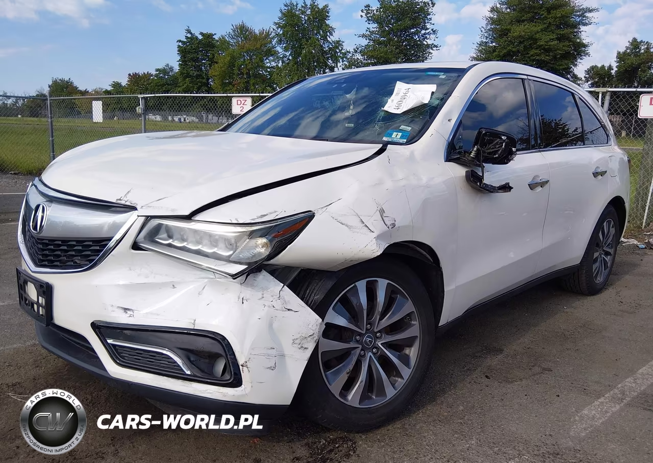 2016 Acura Mdx Technology Acurawatch Plus Packages-Technology Package VIN:5FRYD4H40GB047755 - 2